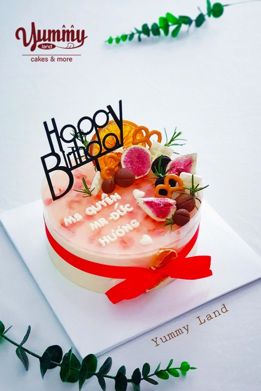 Cheesecake Vải Hoa Hồng